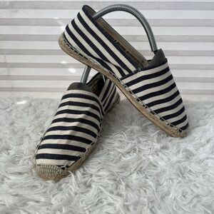 Soludos Striped Canvas Spadrilles Flat Shoes nautical canvas size EU 39/US 9